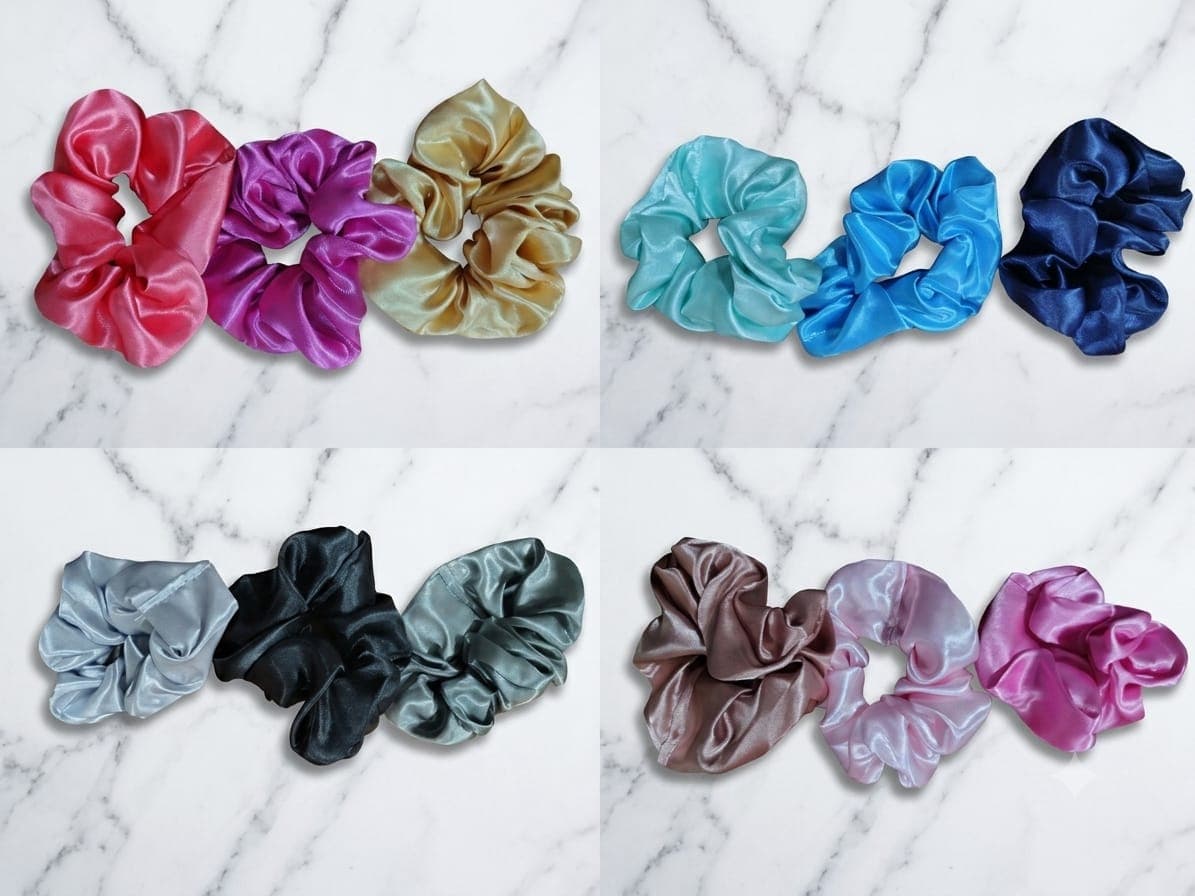 Scrunchies de satén