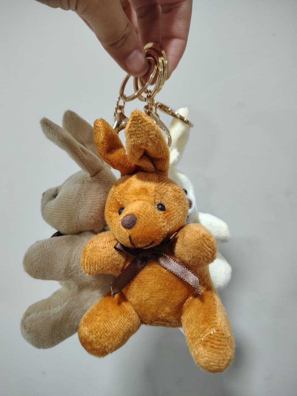 Llaveros conejitos peluche 🧸